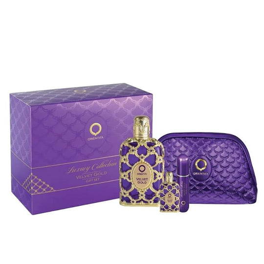 Orientica Velvet Gold EDP Gift Set (4PC) - Wafa International