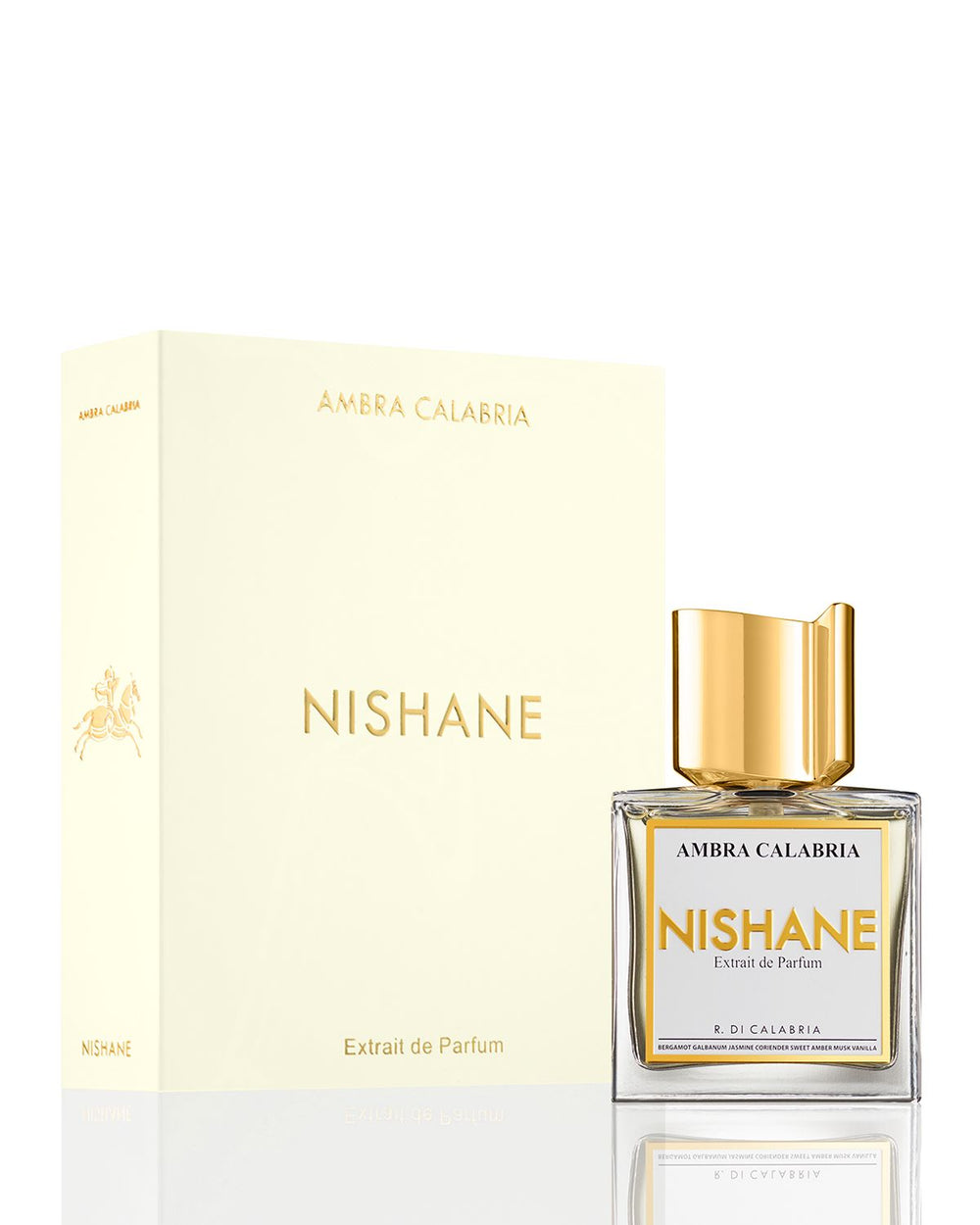 Nishane Ambra Calabria Extrait de Parfum 50mL — original brand bottle and packaging