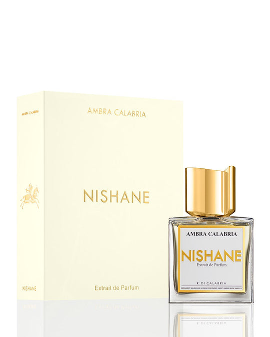 Nishane Ambra Calabria Extrait de Parfum 50mL — original brand bottle and packaging