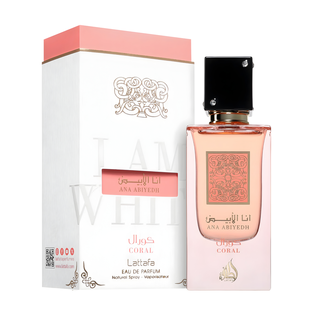 Lattafa Ana Abiyedh Coral EDP for Women - Wafa International