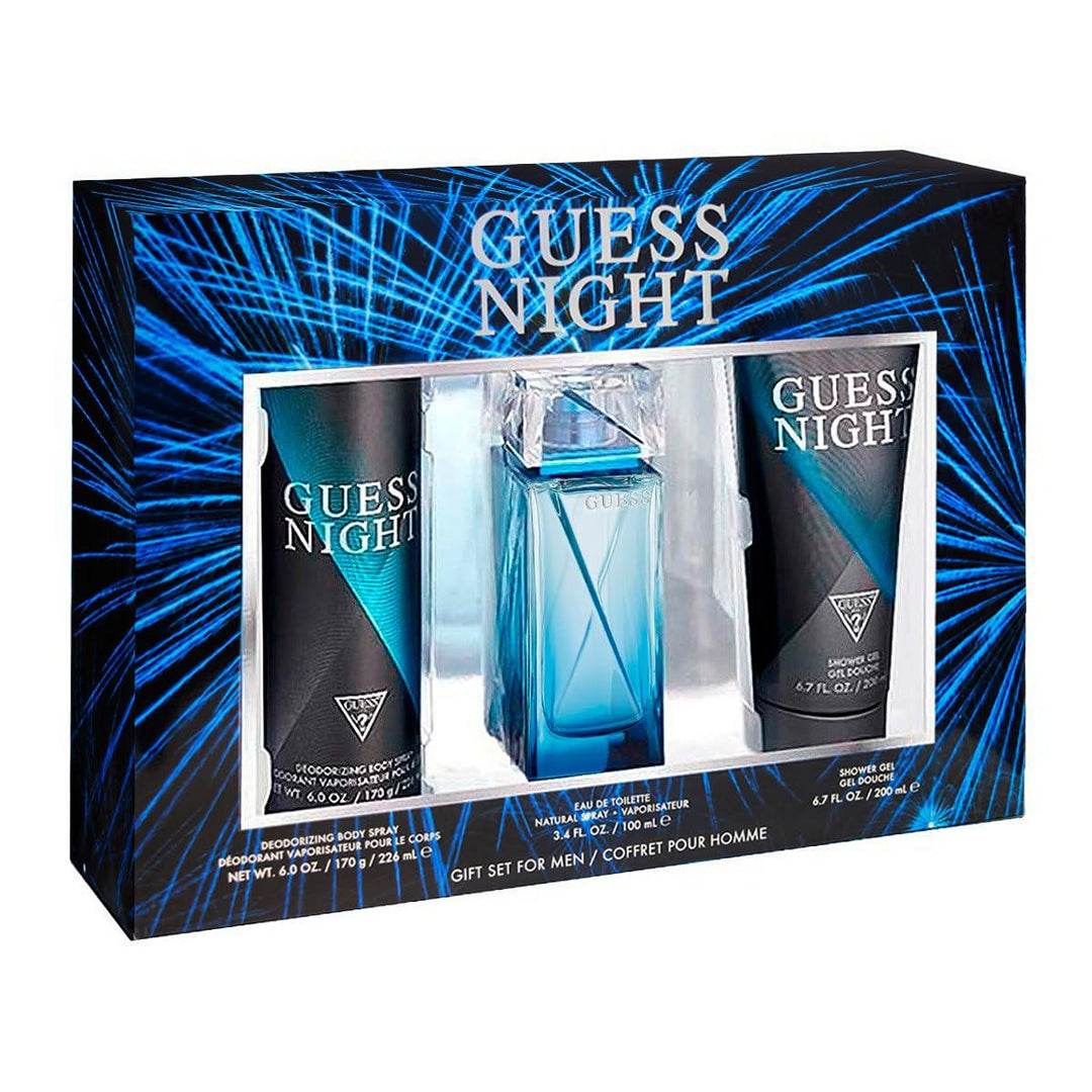 Guess Night EDT Gift Set for Men (3PC) - Wafa International