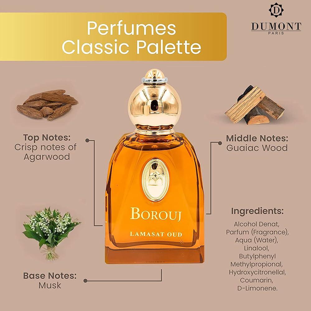 Borouj Lamasat Oud Eau de Parfum - Wafa International