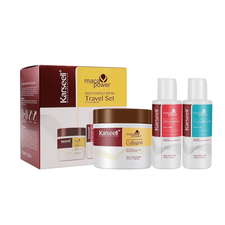Karseell Collagen Mask + Shampoo & Conditioner Travel Set - Wafa International