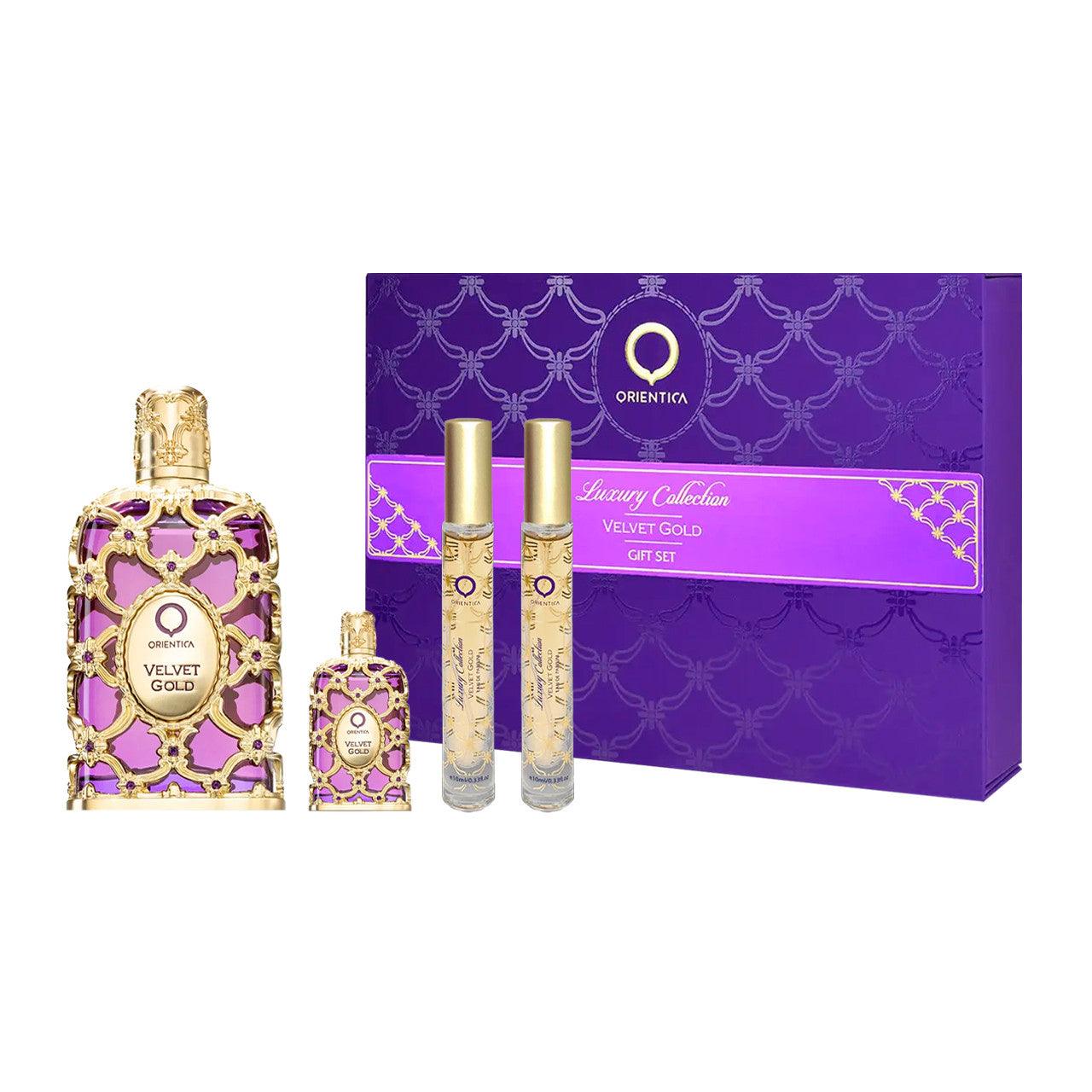 Orientica Velvet Gold EDP Gift Set (4PC) - Wafa International