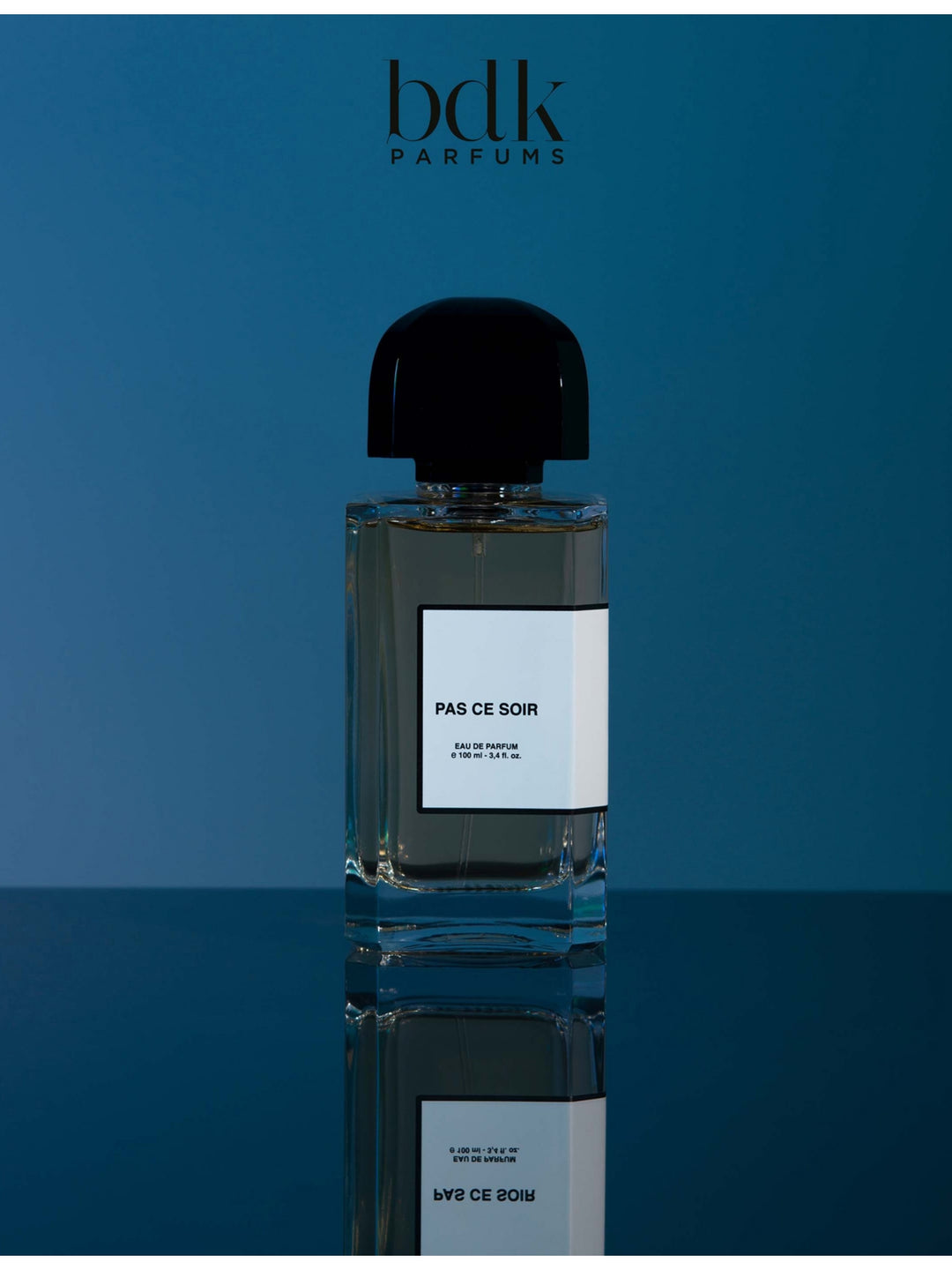 Pas Ce Soir Eau de Parfum 100mL — original BDK blue-background campaign photograph from Selfridges