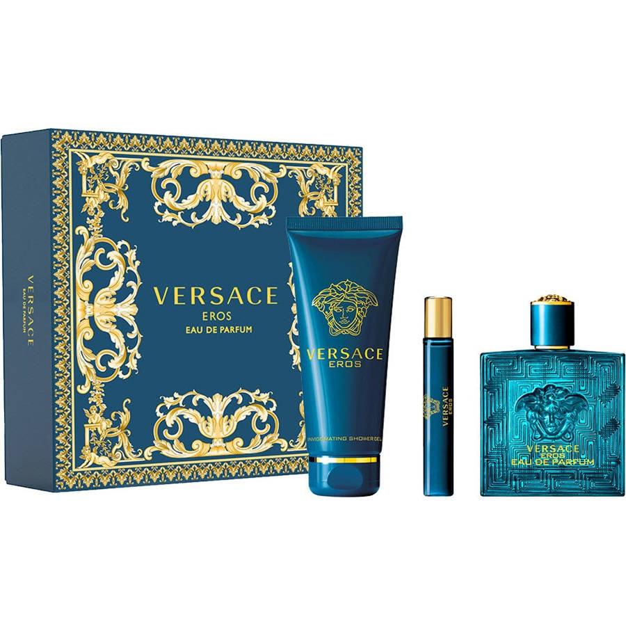 Eros EDP Gift Set for Men (3PC) - Wafa International