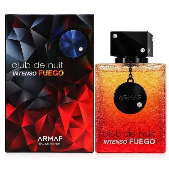 Armaf Club de Nuit Intenso Fuego EDP 105mL - bottle and box