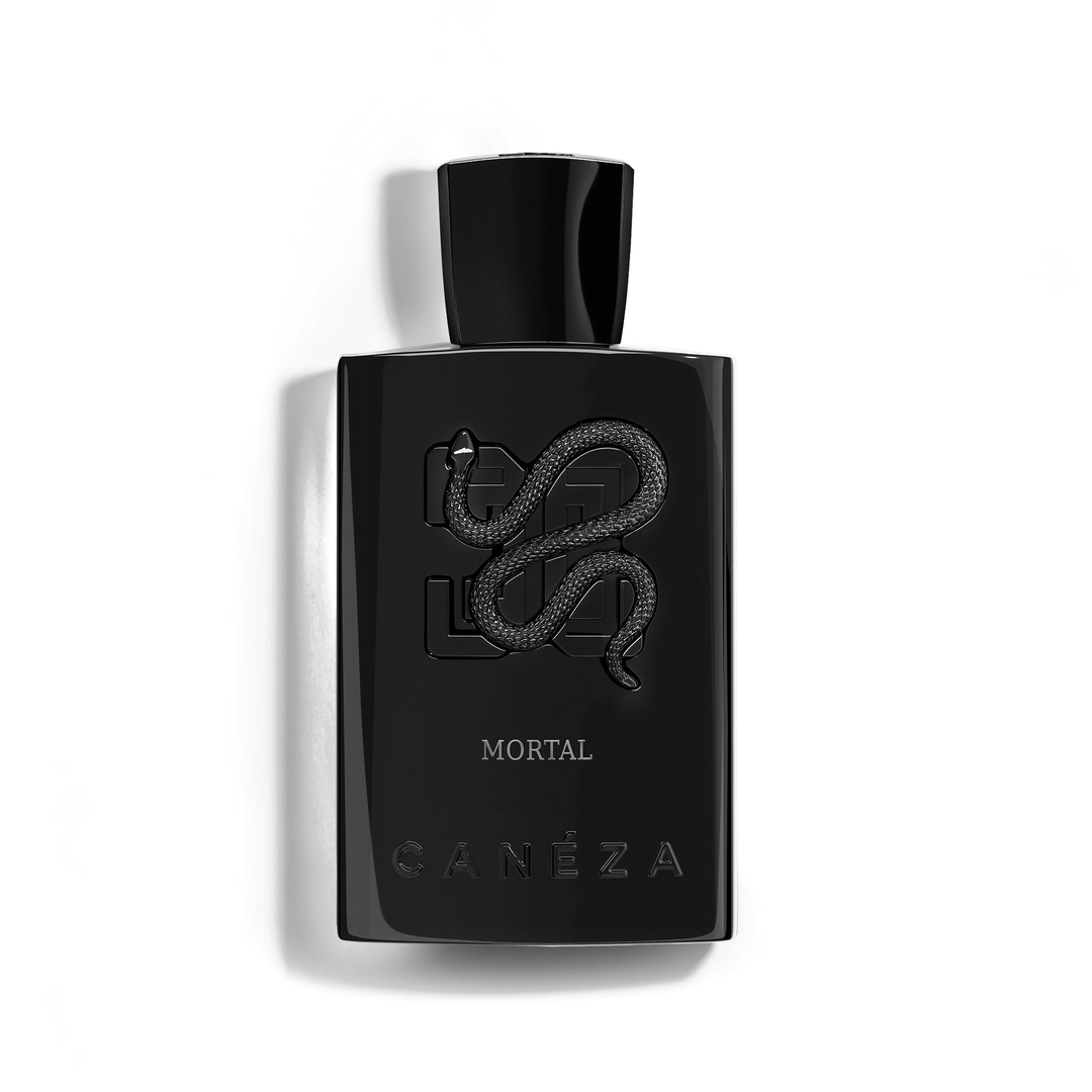 Mortal EDP bottle on white background