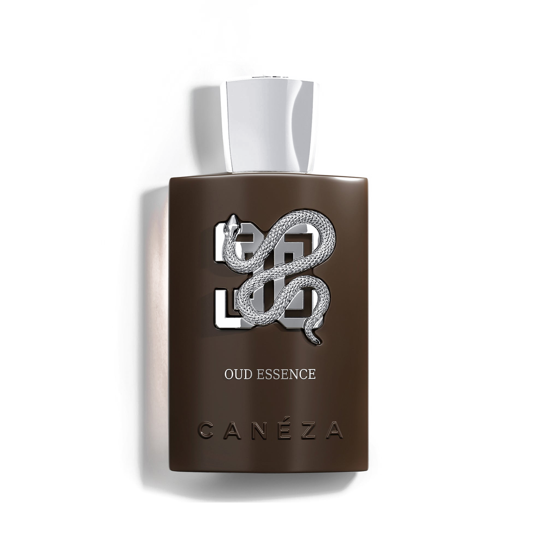 Oud Essence EDP bottle on white background