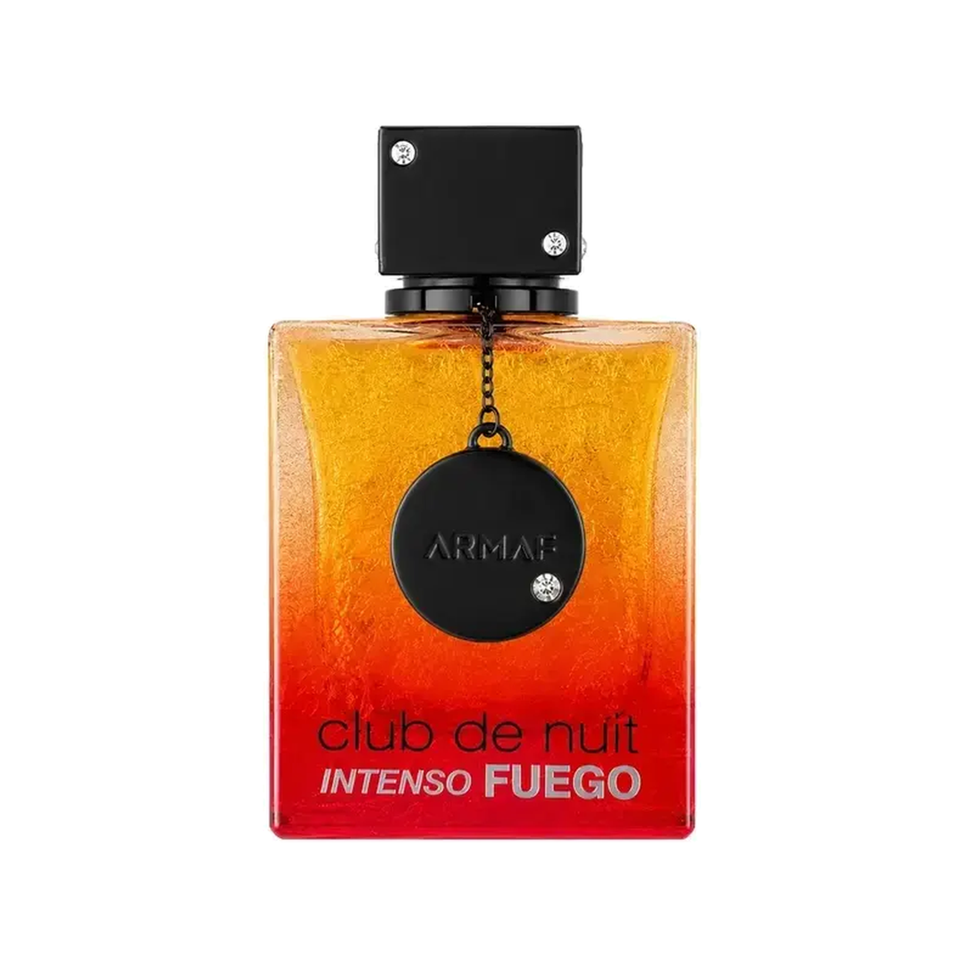 Armaf Club de Nuit Intenso Fuego EDP 105mL - centered bottle-only hero on white