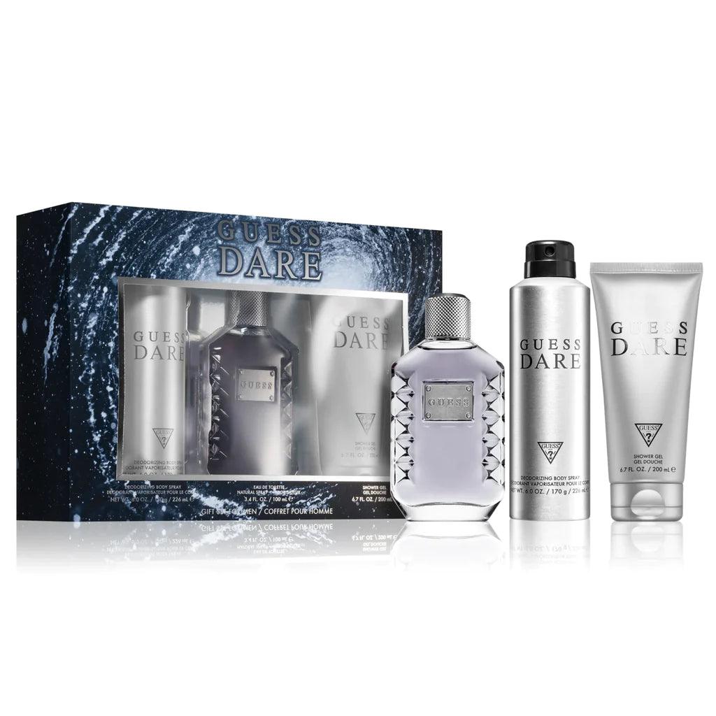 Guess Dare EDT Gift Set for Men (3PC) - Wafa Duty Free