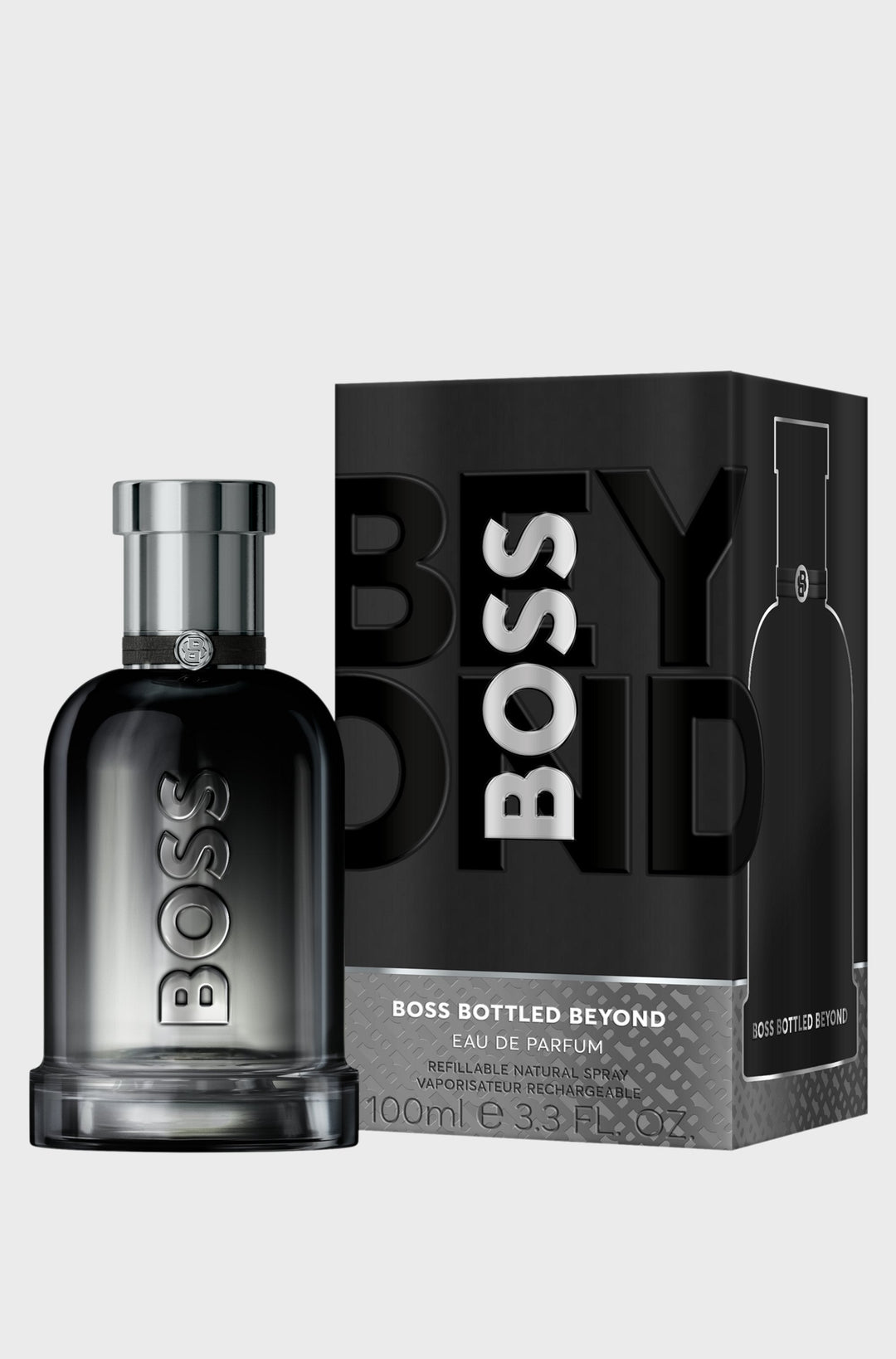 BOSS Bottled Beyond 100mL bottle and box