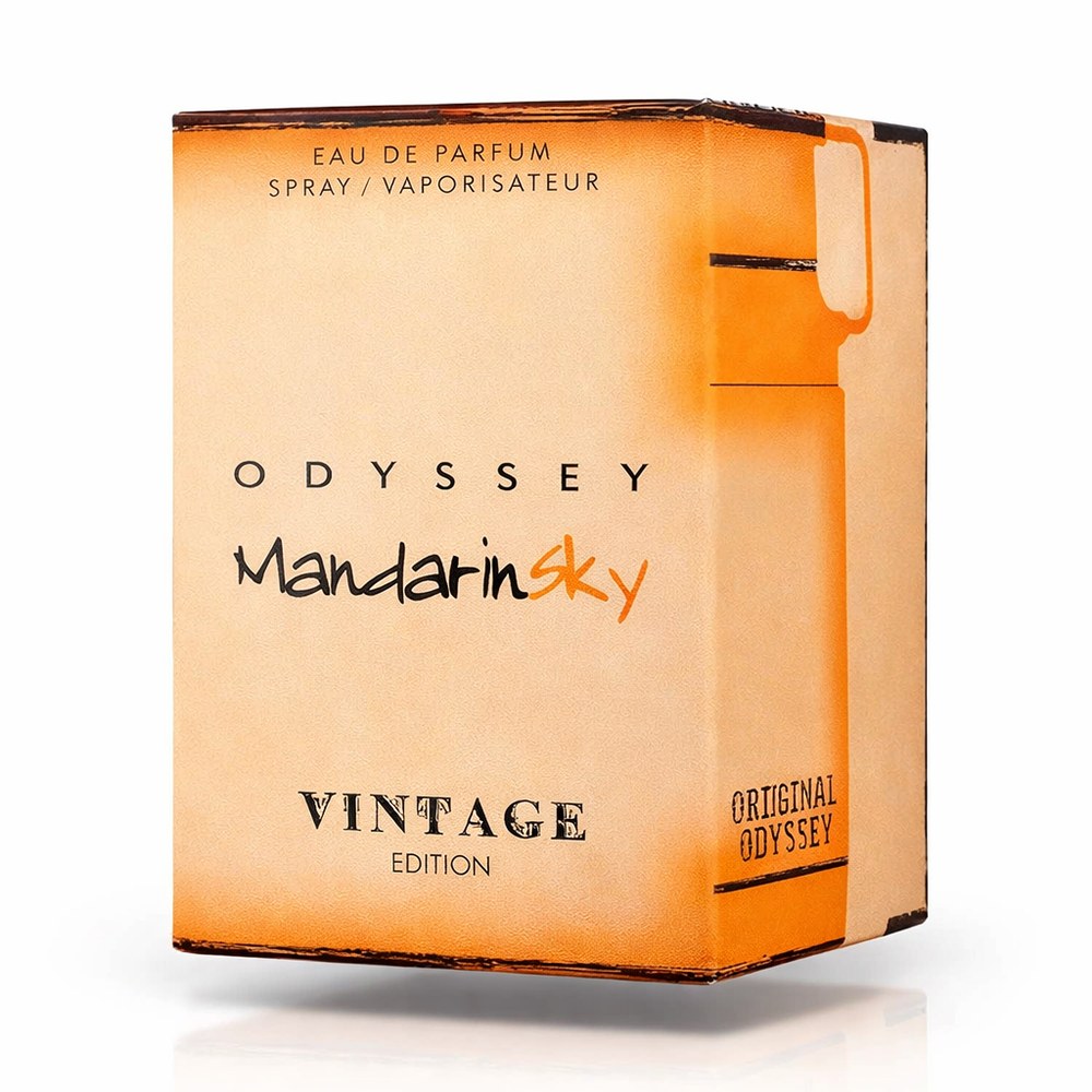 Armaf Odyssey Mandarin Sky Vintage Edition 100ml bottle and box