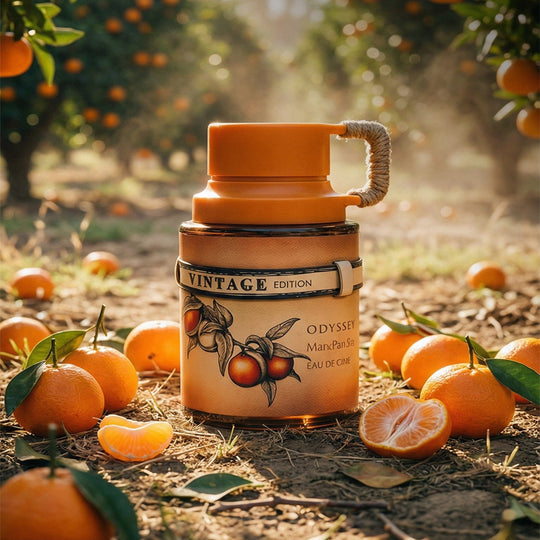 Armaf Odyssey Mandarin Sky Vintage Edition campaign