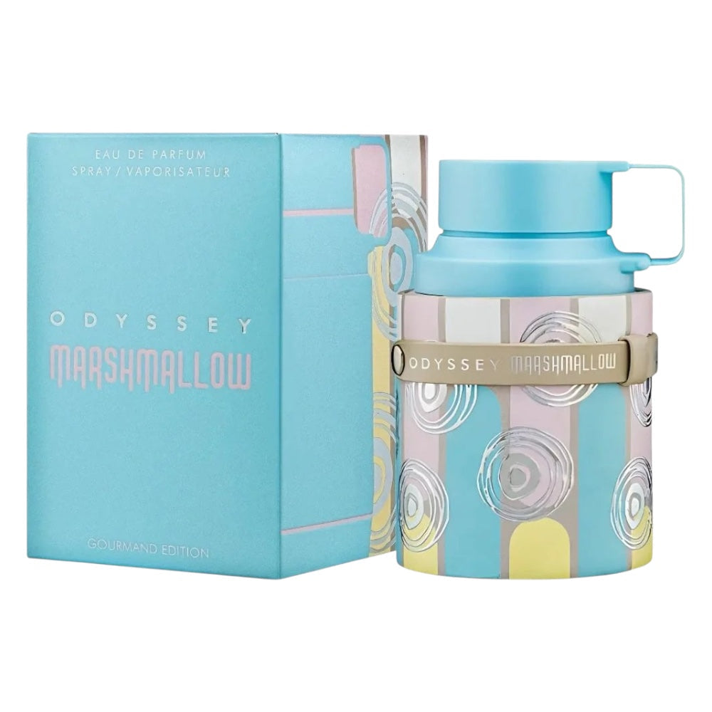 Armaf Odyssey Marshmallow Gourmand Edition 100ml bottle and box