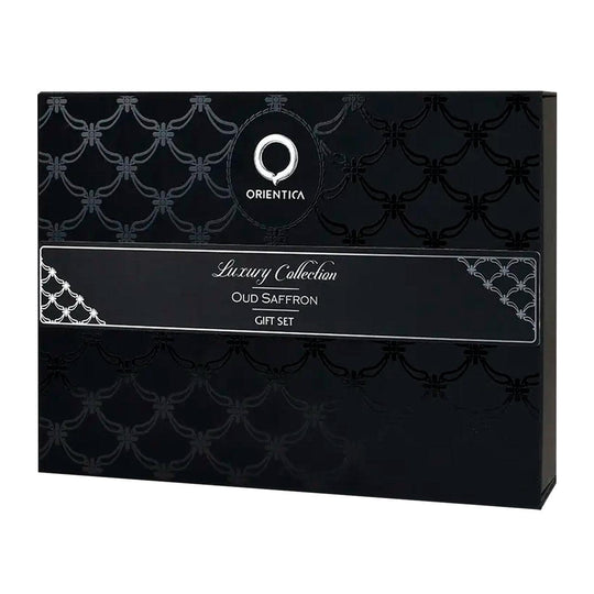 Orientica Oud Saffron EDP Gift Set (4PC) - Wafa International