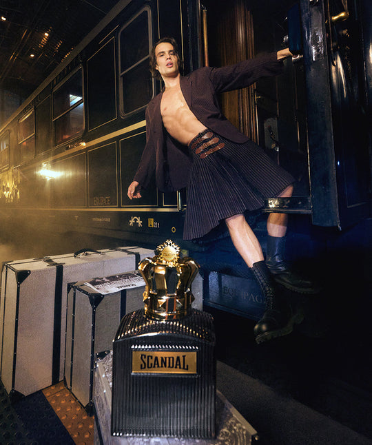 Jean Paul Gaultier Scandal Pour Homme Intense campaign