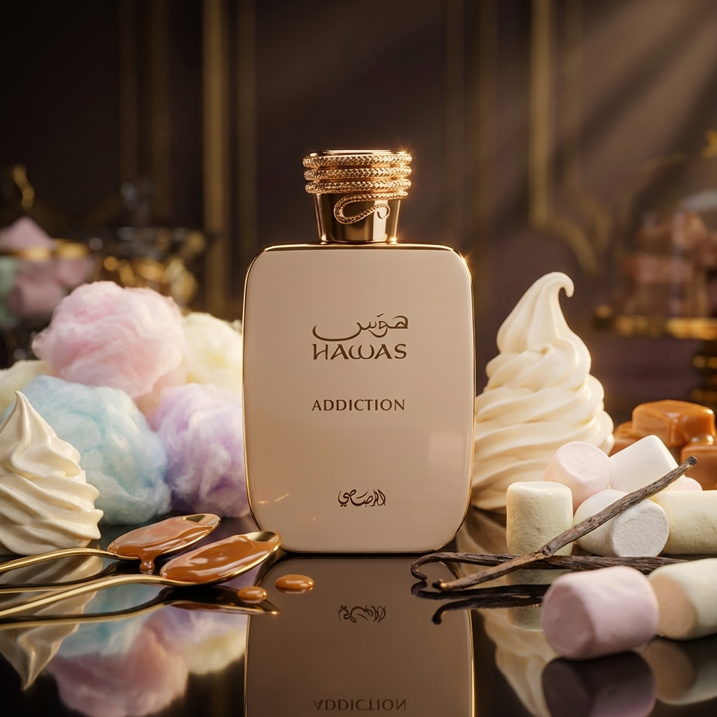 Official Rasasi Hawas Addiction fragrance presentation