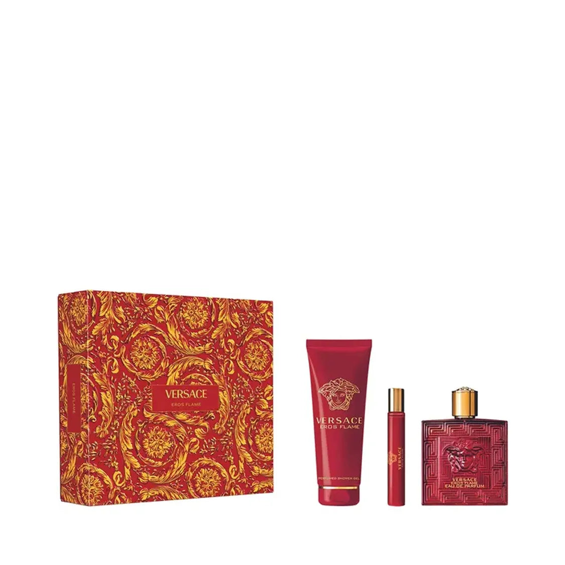 Eros Flame EDP Gift Set for Men (3PC) - Wafa International