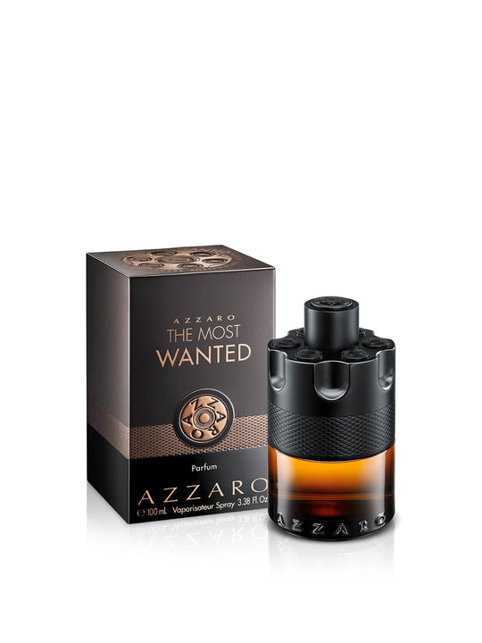 Azzaro The Most Wanted Parfum 100mL bottle and retail box