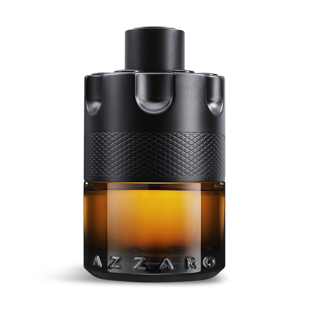 Azzaro The Most Wanted Parfum 100mL bottle on white