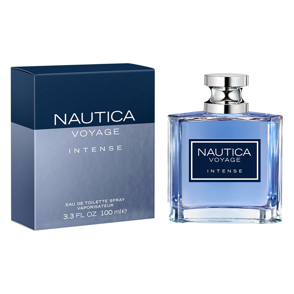 Nautica Voyage Intense EDT 100mL – caja y frasco