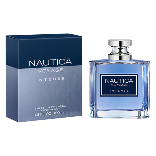Nautica Voyage Intense EDT 100mL – caja y frasco
