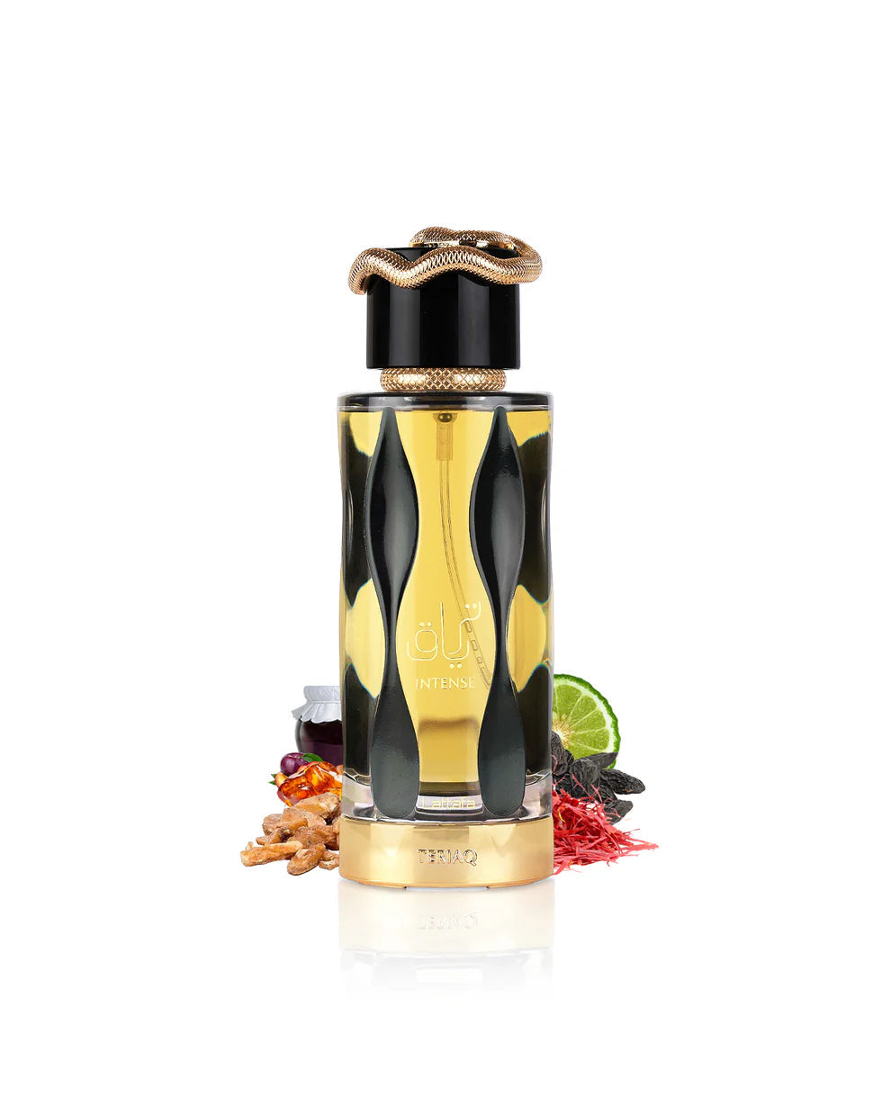 Lattafa Teriaq Intense EDP 100 mL ingredient campaign image