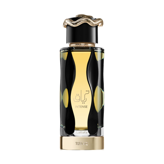 Teriaq Intense EDP bottle on pure white