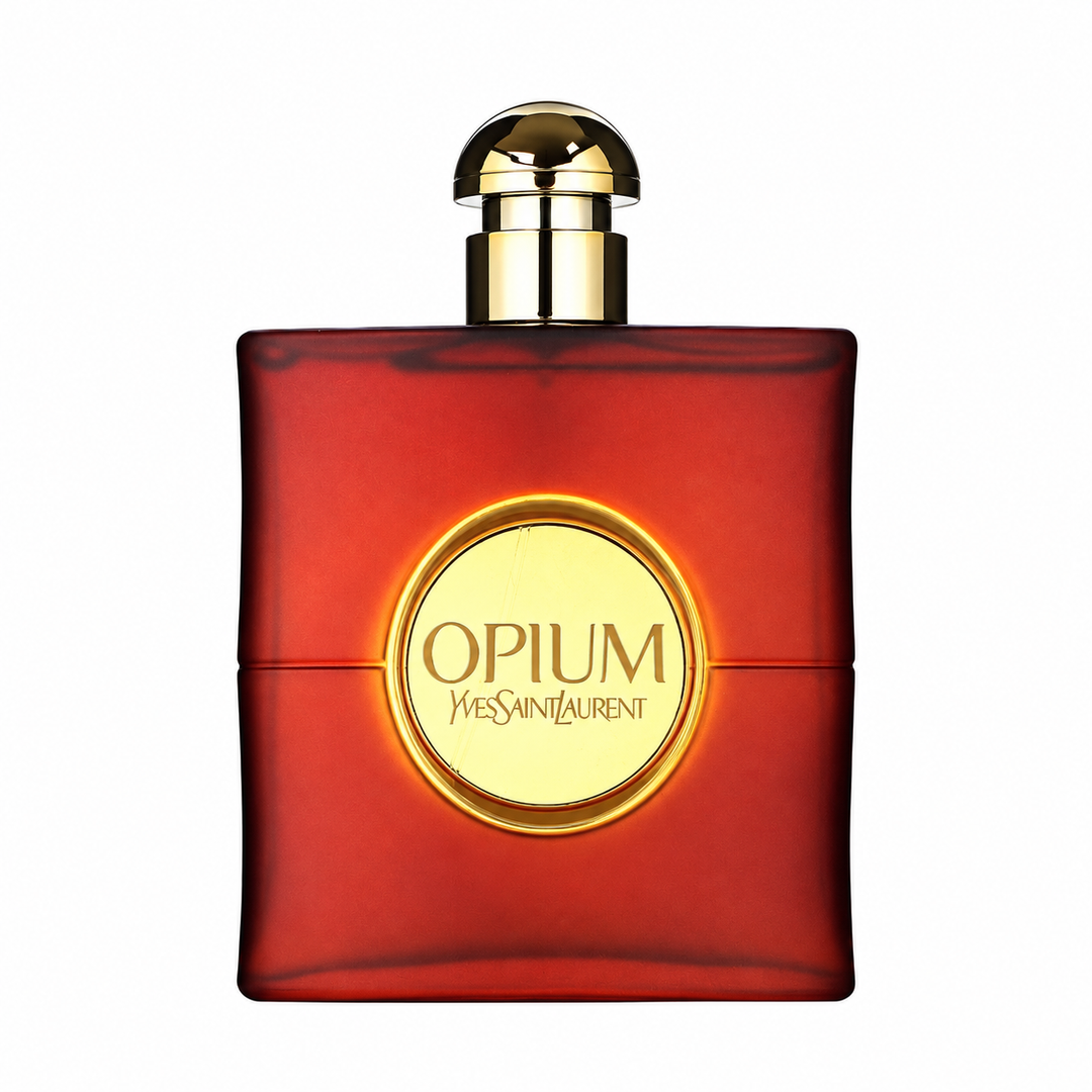 YSL Opium EDT for Women — bottle only on white