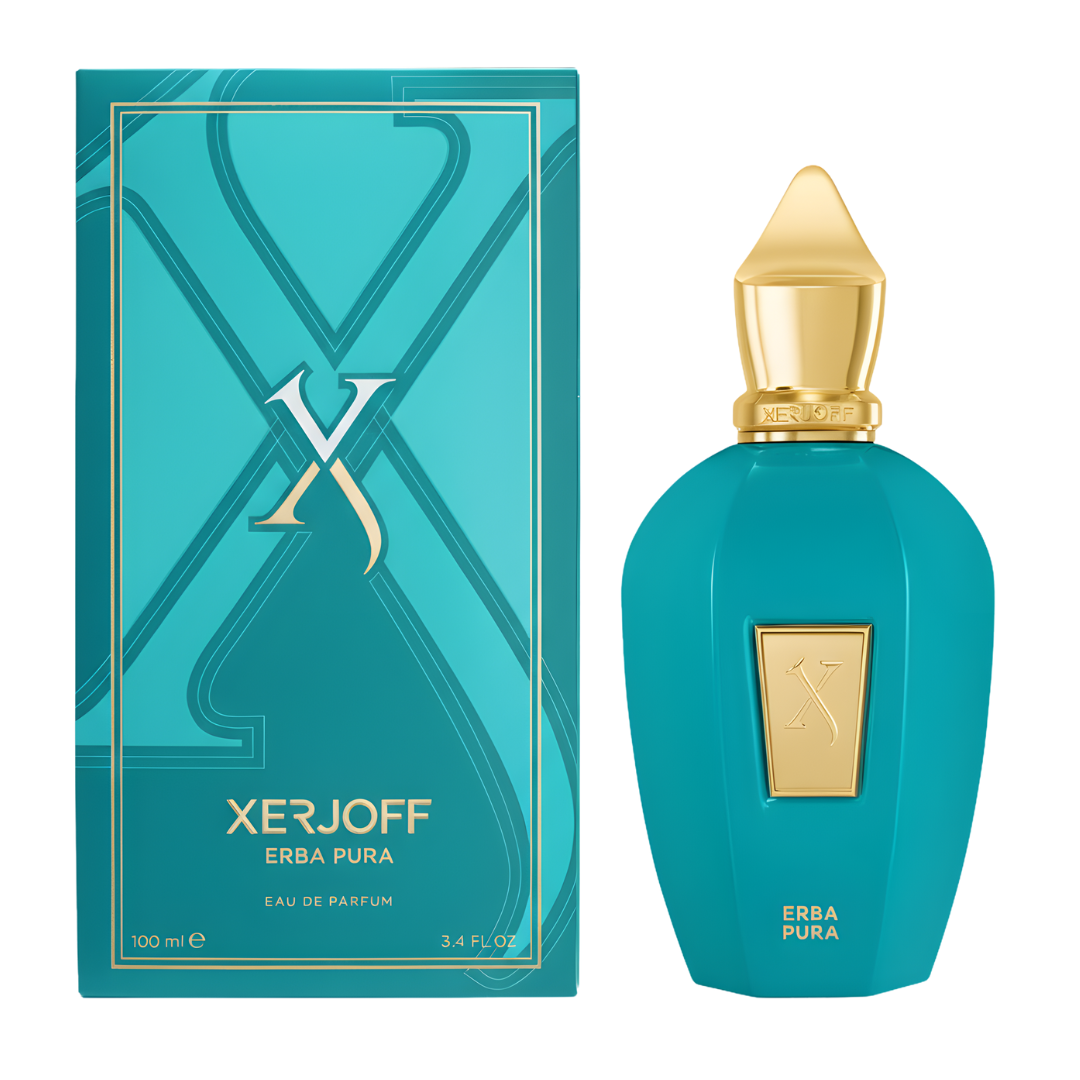 Xerjoff Erba Pura Eau de Parfum 100mL bottle with presentation box