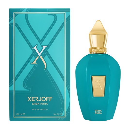 Xerjoff Erba Pura Eau de Parfum 100mL bottle with presentation box