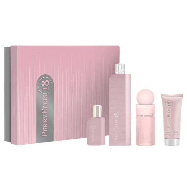 Perry Ellis 18 EDP Gift Set for Women (4PC) - Wafa International